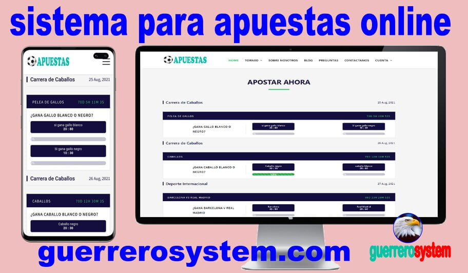 sistema para apuesta online