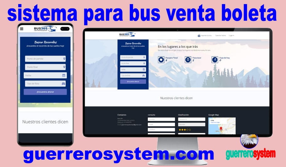 sistema de reserva de autobuses