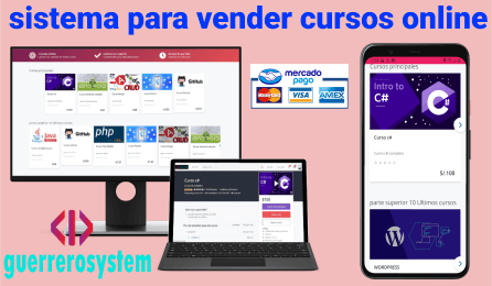 venta de cursos online tipo Udemy